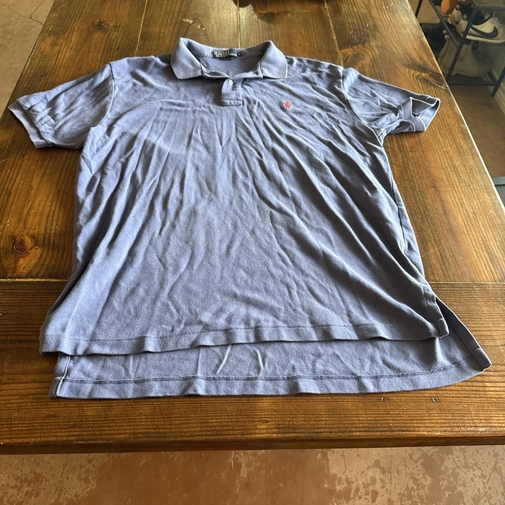 polo ralph lauren polo shirt Men's Blue-ish Purple Color Large
